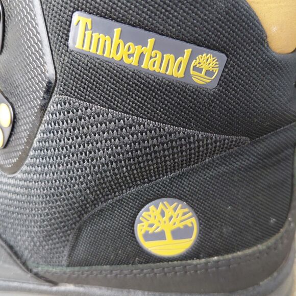 Timberland Euro Hiker Boot Men 8.5 Black Wheat Shell Toe Jacquard Outdoor Hiking main image 10